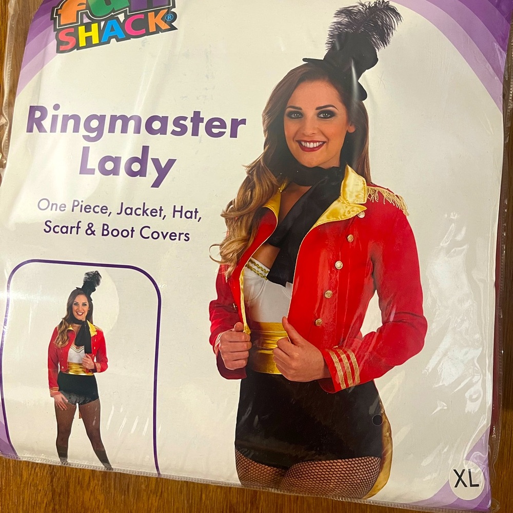 Worn Once Ringmaster Lady Costume SZ XL